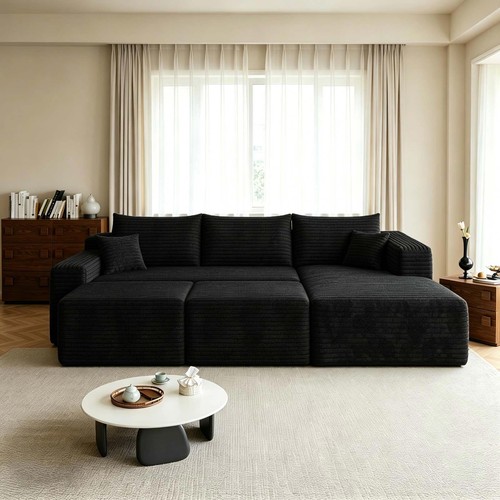 Boneless sectional couch l - 95",