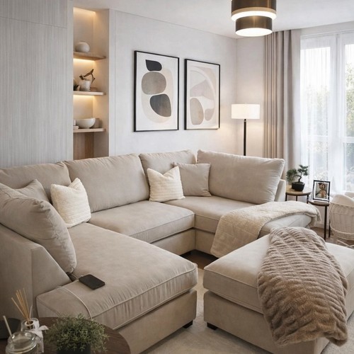 Cinema sofa shape sale - u,