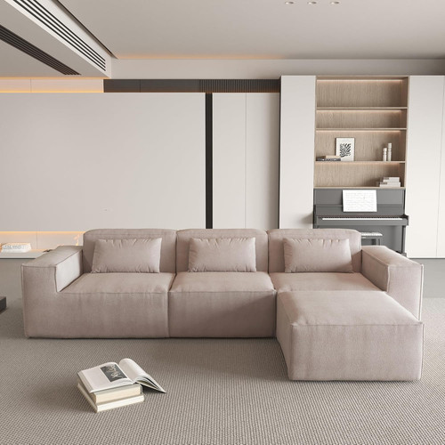 Shaped cloud sectional sofa - l-shaped,
