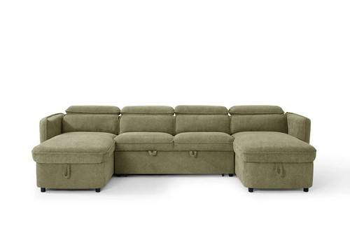 Capri green corner sofa - capri,