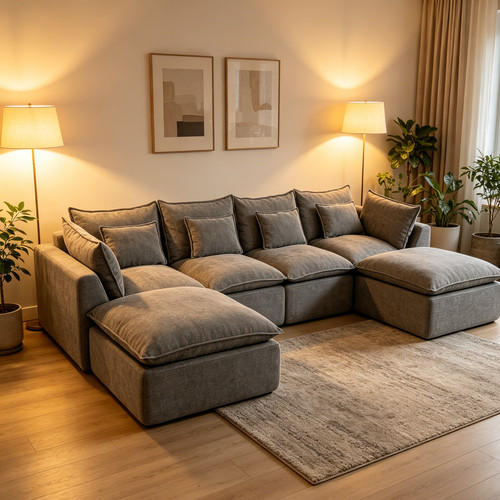 129 width cloud couch - width,