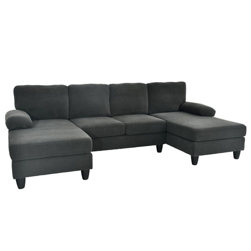 Modern shaped sectional - modern,
