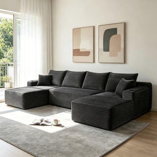 133 cloud sectional sofa with - 133",