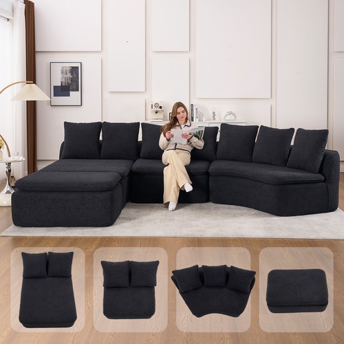 133 shaped sectional sofa - sectional,