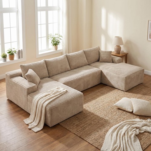 Shaped sectional sofa - sectional, set