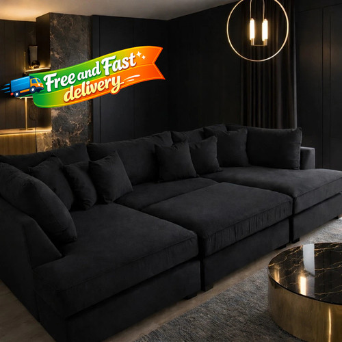 Cinema sofa shape - u,