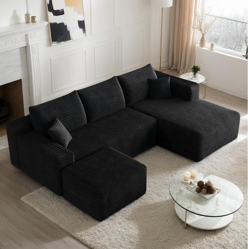 Corduroy u l shaped - 94.1",