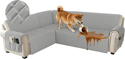 Shaped sectional couch cover - couch,