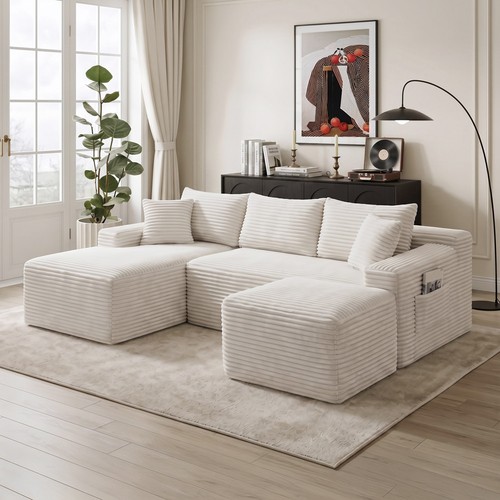 Shaped cloud sectional sofa - u-shaped,