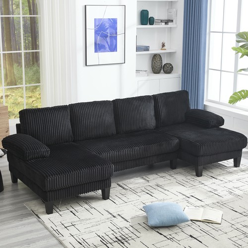 Shaped sectional sofa couch - sectional,