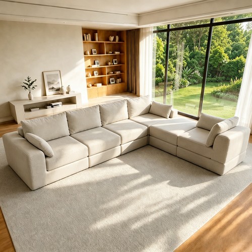 Sectional sofa couch - l,