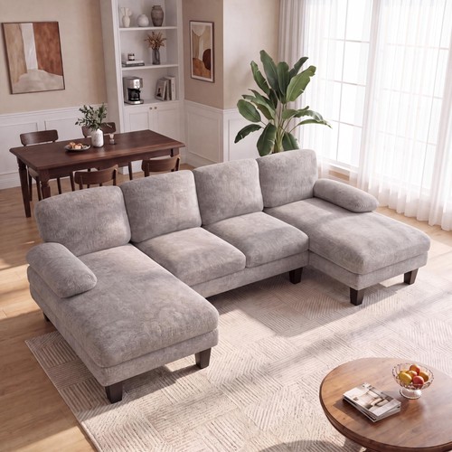 105 shaped sectional - sectional, sofa